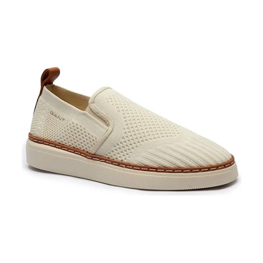Gant Slip on San Prep | z dodatkiem skóry ze sklepu Gomez Fashion Store w kategorii Trampki męskie - zdjęcie 184309041