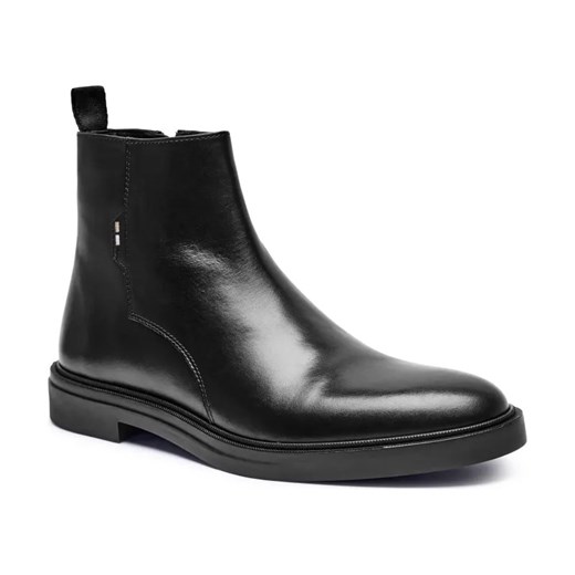 BOSS BLACK Skórzane sztyblety Calev ze sklepu Gomez Fashion Store w kategorii Buty zimowe męskie - zdjęcie 184309072