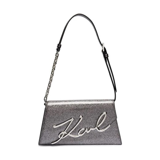 Karl Lagerfeld Skórzana torebka na ramię K/SIGNATURE 2.0 ze sklepu Gomez Fashion Store w kategorii Listonoszki - zdjęcie 184309104