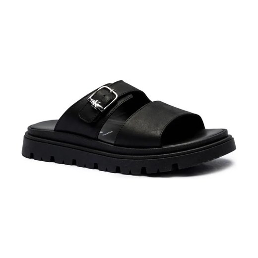 Calvin Klein Jeans Skórzane klapki ze sklepu Gomez Fashion Store w kategorii Klapki dziecięce - zdjęcie 184309112