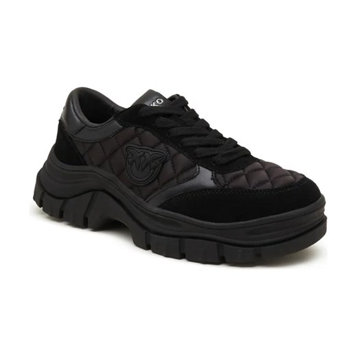 Pinko Skórzane sneakersy MEMPHIS SNEAKER SUEDE/PELLE VI Pinko 35 promocyjna cena Gomez Fashion Store