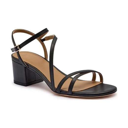 BOSS BLACK Skórzane sandały na słupku Emberlyn_San50_VC ze sklepu Gomez Fashion Store w kategorii Sandały damskie - zdjęcie 184309324