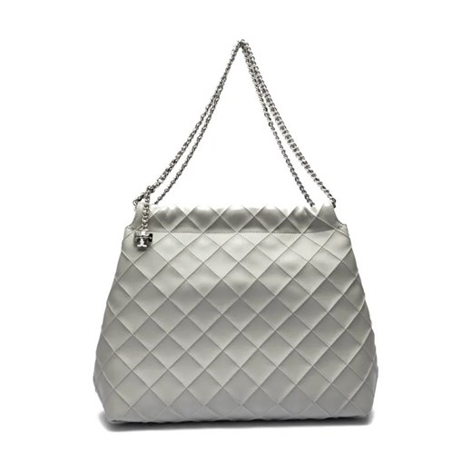 TORY BURCH Skórzane hobo Fleming ze sklepu Gomez Fashion Store w kategorii Torebki hobo - zdjęcie 184309360
