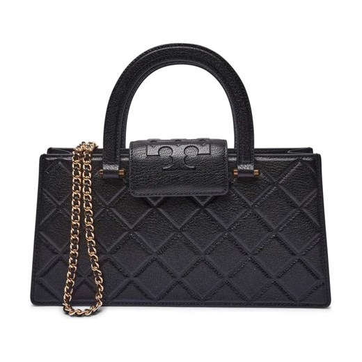 TORY BURCH Skórzany kuferek Fleming ze sklepu Gomez Fashion Store w kategorii Kuferki - zdjęcie 184309410