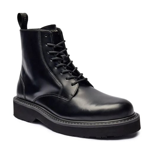 Kenzo Skórzane trapery UKIO ze sklepu Gomez Fashion Store w kategorii Buty zimowe męskie - zdjęcie 184309494