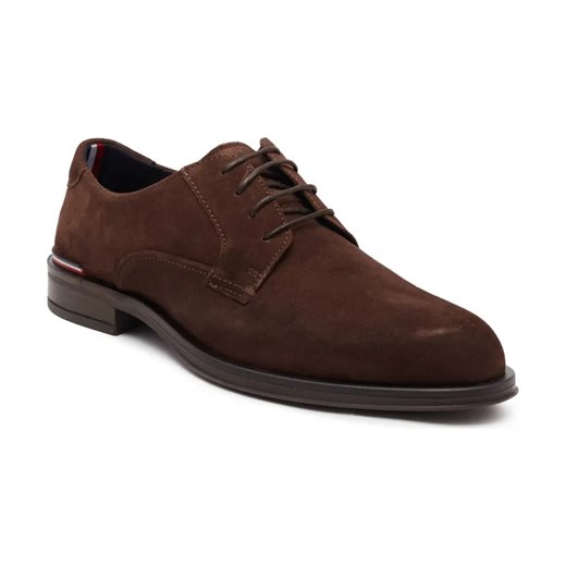Tommy Hilfiger Skórzane derby CORE RWB ze sklepu Gomez Fashion Store w kategorii Buty eleganckie męskie - zdjęcie 184309501