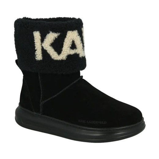 Karl Lagerfeld Skórzane śniegowce ze sklepu Gomez Fashion Store w kategorii Śniegowce damskie - zdjęcie 184309514