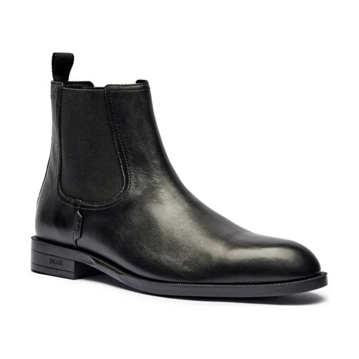 BOSS BLACK Skórzane sztyblety Tayil_Cheb_lt ze sklepu Gomez Fashion Store w kategorii Buty zimowe męskie - zdjęcie 184309554