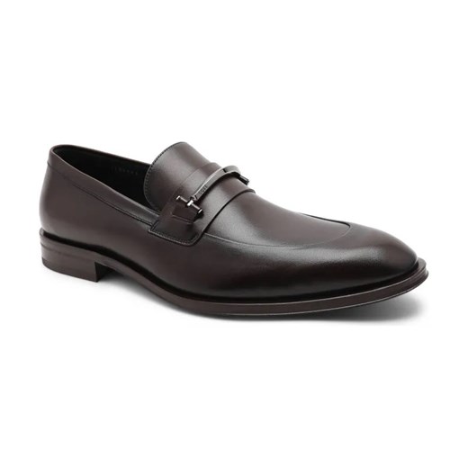BOSS BLACK Skórzane loafersy Derrek_Loaf_buhw ze sklepu Gomez Fashion Store w kategorii Mokasyny męskie - zdjęcie 184309594