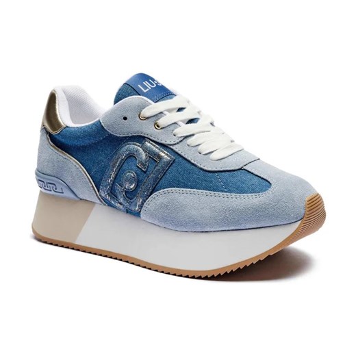 Liu Jo Skórzane sneakersy DREAMY 02 ze sklepu Gomez Fashion Store w kategorii Buty sportowe damskie - zdjęcie 184309601