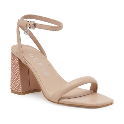 Guess Skórzane sandały na słupku ze sklepu Gomez Fashion Store w kategorii Sandały damskie - zdjęcie 184309630