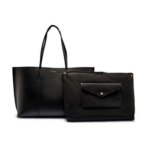 TORY BURCH Skórzana shopperka + saszetka Perry ze sklepu Gomez Fashion Store w kategorii Torby Shopper bag - zdjęcie 184309652