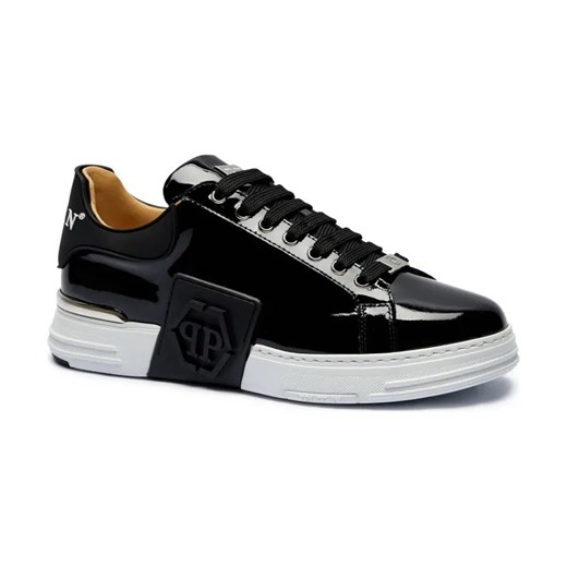 Philipp Plein Skórzane sneakersy Hexagon ze sklepu Gomez Fashion Store w kategorii Buty sportowe męskie - zdjęcie 184309690