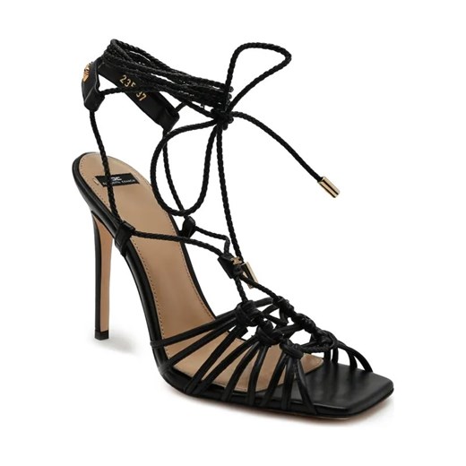 Elisabetta Franchi Skórzane sandały na szpilce ze sklepu Gomez Fashion Store w kategorii Sandały damskie - zdjęcie 184309800