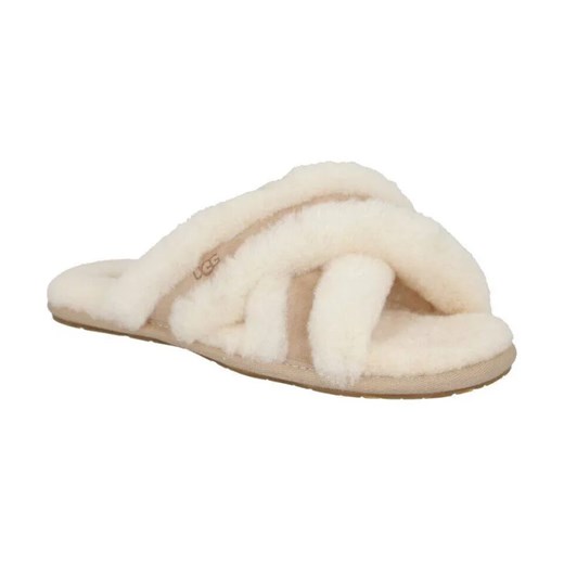 UGG Ocieplane obuwie domowe W SCUFFITA | z dodatkiem skóry 37 Gomez Fashion Store