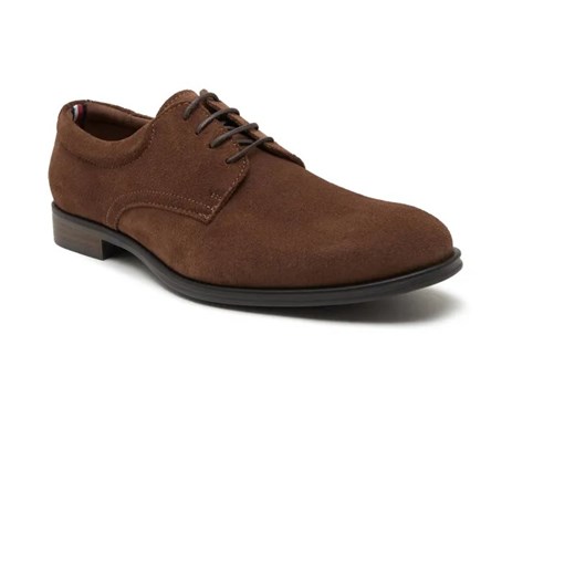 Tommy Hilfiger Skórzane półbuty CASUAL HILFIGER SUEDE ze sklepu Gomez Fashion Store w kategorii Buty eleganckie męskie - zdjęcie 184309944
