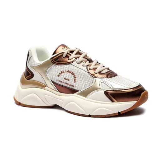 Karl Lagerfeld Sneakersy KOMET Maison | z dodatkiem skóry ze sklepu Gomez Fashion Store w kategorii Buty sportowe damskie - zdjęcie 184310014