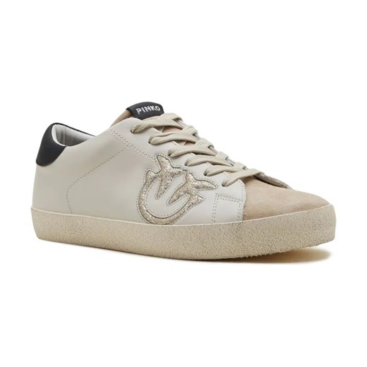 Pinko Skórzane trampki SEATTLE SNEAKER PELLE VITELLO+ ze sklepu Gomez Fashion Store w kategorii Trampki damskie - zdjęcie 184310030
