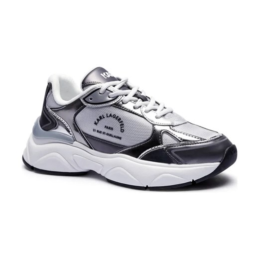 Karl Lagerfeld Sneakersy KOMET Maison | z dodatkiem skóry ze sklepu Gomez Fashion Store w kategorii Buty sportowe damskie - zdjęcie 184310123