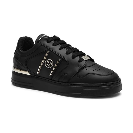 Philipp Plein Skórzane sneakersy Lo-Top ze sklepu Gomez Fashion Store w kategorii Buty sportowe męskie - zdjęcie 184310152