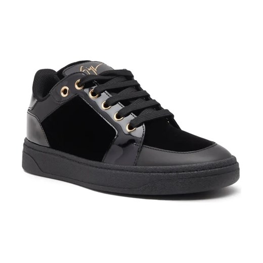 Giuseppe Zanotti Skórzane trampki SOP c97758VNR+MAN+B ze sklepu Gomez Fashion Store w kategorii Trampki męskie - zdjęcie 184310164