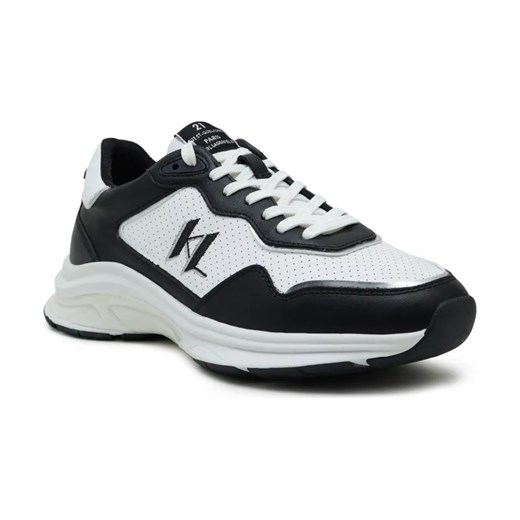 Karl Lagerfeld Skórzane sneakersy LUX FINESSE Monogram ze sklepu Gomez Fashion Store w kategorii Buty sportowe męskie - zdjęcie 184310180