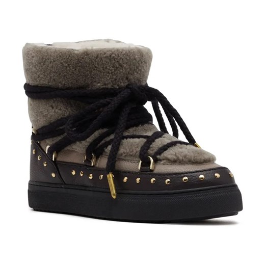 INUIKII Wełniane śniegowce CURLY ROCK | z dodatkiem skóry ze sklepu Gomez Fashion Store w kategorii Śniegowce damskie - zdjęcie 184310281