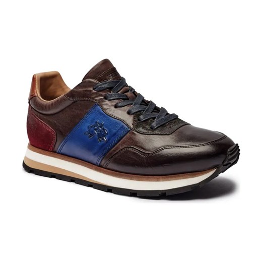 La Martina Skórzane sneakersy SCARPA ze sklepu Gomez Fashion Store w kategorii Buty sportowe męskie - zdjęcie 184310323