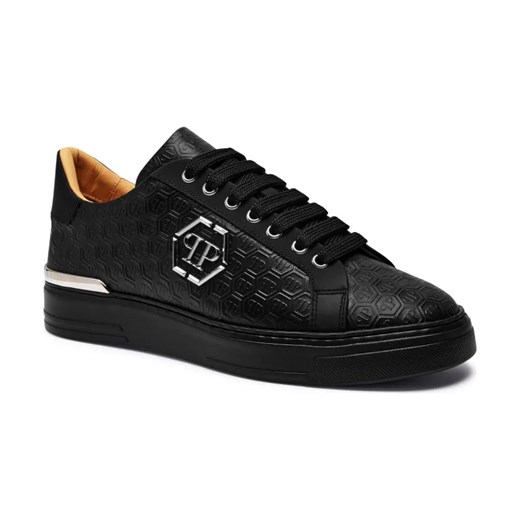Philipp Plein Skórzane sneakersy Lo-Top ze sklepu Gomez Fashion Store w kategorii Buty sportowe męskie - zdjęcie 184310342