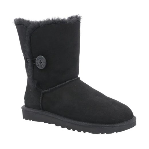 UGG Skórzane śniegowce W Bailey Button II | z dodatkiem wełny ze sklepu Gomez Fashion Store w kategorii Śniegowce damskie - zdjęcie 184310583