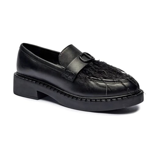 TWINSET Skórzane loafersy ze sklepu Gomez Fashion Store w kategorii Półbuty damskie - zdjęcie 184310700