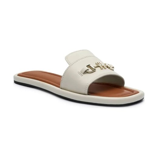 Tommy Hilfiger Skórzane klapki ze sklepu Gomez Fashion Store w kategorii Klapki damskie - zdjęcie 184310731