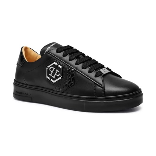 Philipp Plein Skórzane sneakersy Lo-Top ze sklepu Gomez Fashion Store w kategorii Buty sportowe męskie - zdjęcie 184310790