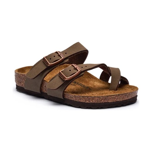 Birkenstock Skórzane klapki Mayari Kids ze sklepu Gomez Fashion Store w kategorii Klapki dziecięce - zdjęcie 184310851