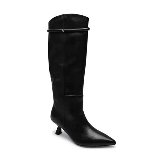 Patrizia Pepe Skórzane kozaki na szpilce ze sklepu Gomez Fashion Store w kategorii Kozaki damskie - zdjęcie 184310870