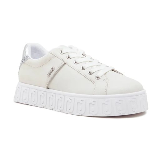 Liu Jo Skórzane sneakersy LOVELY 03 ze sklepu Gomez Fashion Store w kategorii Buty sportowe damskie - zdjęcie 184310893