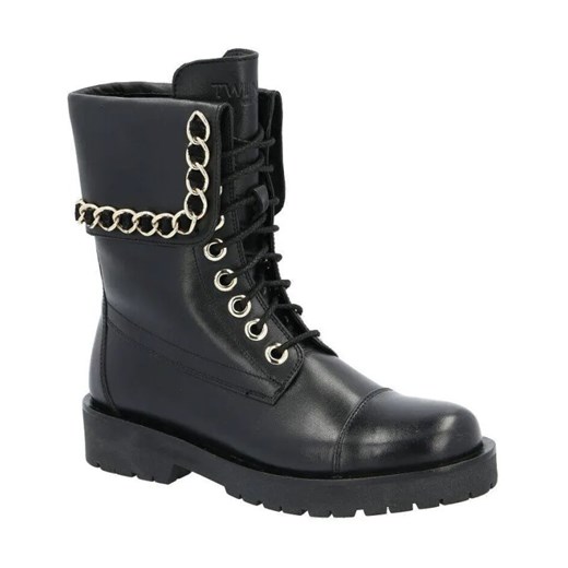 TWINSET Skórzane botki ze sklepu Gomez Fashion Store w kategorii Workery damskie - zdjęcie 184311002