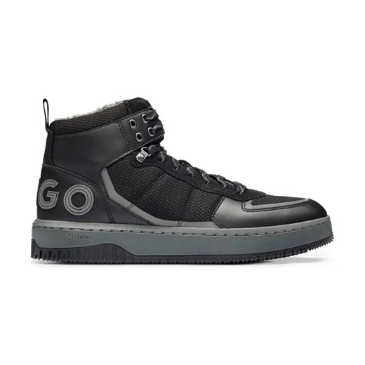 HUGO Skórzane sneakersy Kilian Hito hkmx ze sklepu Gomez Fashion Store w kategorii Buty sportowe męskie - zdjęcie 184311040