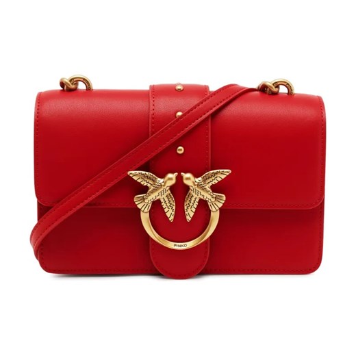 Pinko Skórzana torebka na ramię LOVE ONE MINI CL PLTT ze sklepu Gomez Fashion Store w kategorii Listonoszki - zdjęcie 184311240