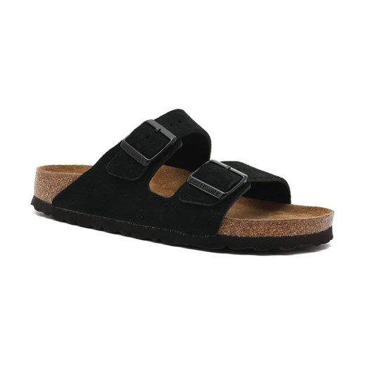 Birkenstock Skórzane klapki Arizona SFB VL ze sklepu Gomez Fashion Store w kategorii Klapki damskie - zdjęcie 184311264