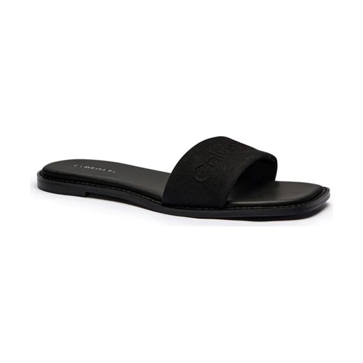 Calvin Klein Klapki | z dodatkiem skóry ze sklepu Gomez Fashion Store w kategorii Klapki damskie - zdjęcie 184311280
