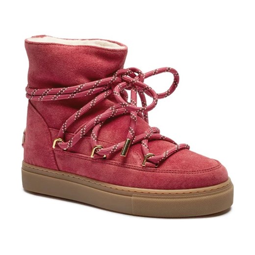 INUIKII Skórzane śniegowce Inuikii x Coccinelle Jacquard Lace | z dodatkiem wełny ze sklepu Gomez Fashion Store w kategorii Śniegowce damskie - zdjęcie 184311312