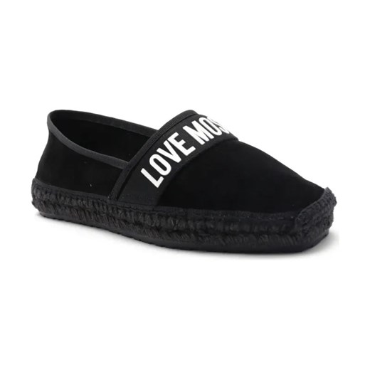 Love Moschino Skórzane espadryle ze sklepu Gomez Fashion Store w kategorii Espadryle damskie - zdjęcie 184311322