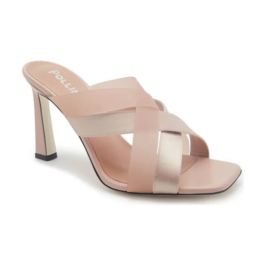 Pollini Klapki | z dodatkiem skóry ze sklepu Gomez Fashion Store w kategorii Klapki damskie - zdjęcie 184311340