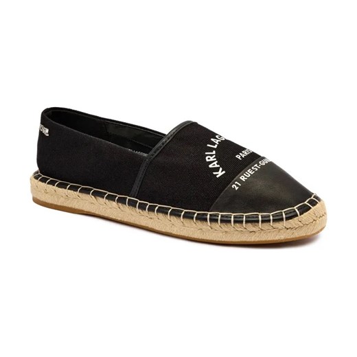 Karl Lagerfeld Espadryle KAMINI | z dodatkiem skóry ze sklepu Gomez Fashion Store w kategorii Espadryle damskie - zdjęcie 184311351