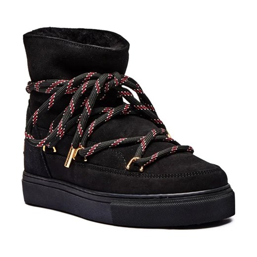 INUIKII Skórzane śniegowce Inuikii x Coccinelle Jacquard Lace | z dodatkiem wełny ze sklepu Gomez Fashion Store w kategorii Śniegowce damskie - zdjęcie 184311393
