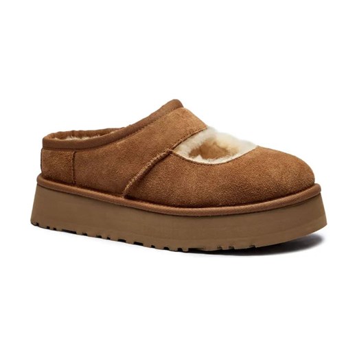 UGG Skórzane mule W Bea Mary Jane | z dodatkiem wełny ze sklepu Gomez Fashion Store w kategorii Kapcie damskie - zdjęcie 184311503