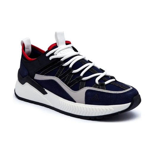 Iceberg Skórzane sneakersy COMB.DEEP BLU ze sklepu Gomez Fashion Store w kategorii Buty sportowe męskie - zdjęcie 184311604
