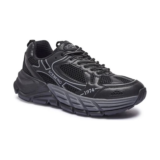 Iceberg Skórzane sneakersy ze sklepu Gomez Fashion Store w kategorii Buty sportowe męskie - zdjęcie 184311641