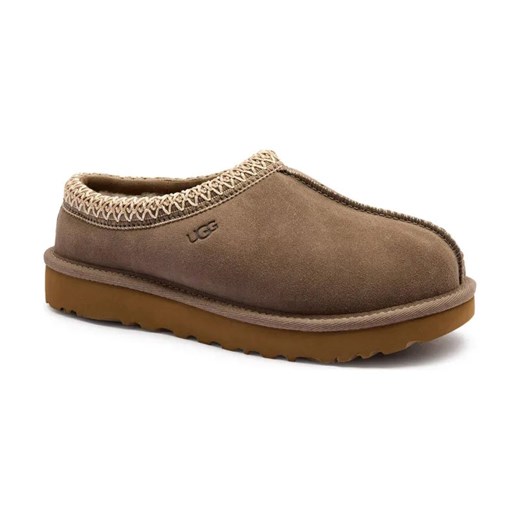 UGG Skórzane mule W TASMAN | z dodatkiem wełny ze sklepu Gomez Fashion Store w kategorii Kapcie damskie - zdjęcie 184311671